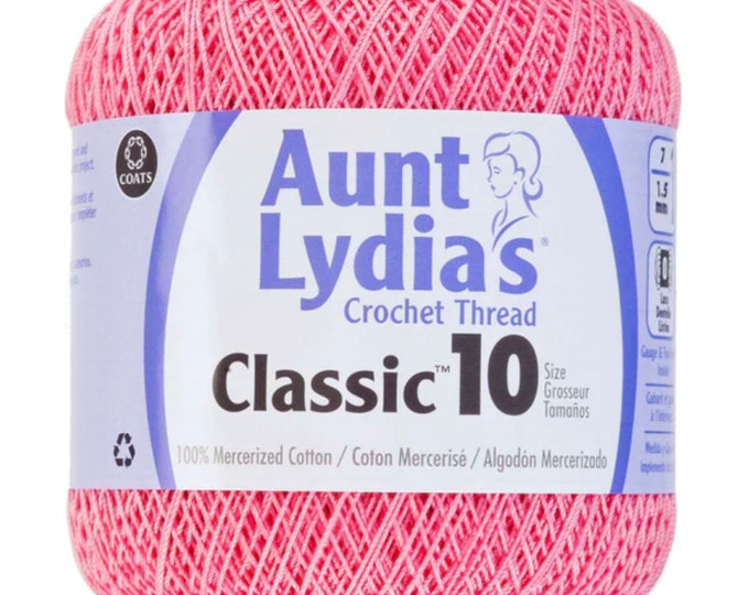 French Rose - Aunt Lydia's Crochet Thread Classic 10, 350 yds, Art 154C-493