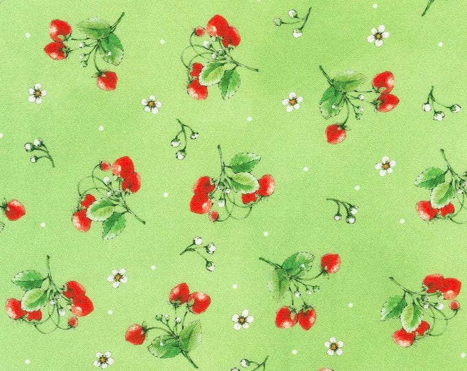 Strawberry Season - Barry Sprig Toss Sweet Pea, 100% Cotton, ABYD-22315-55 SWEET PEA