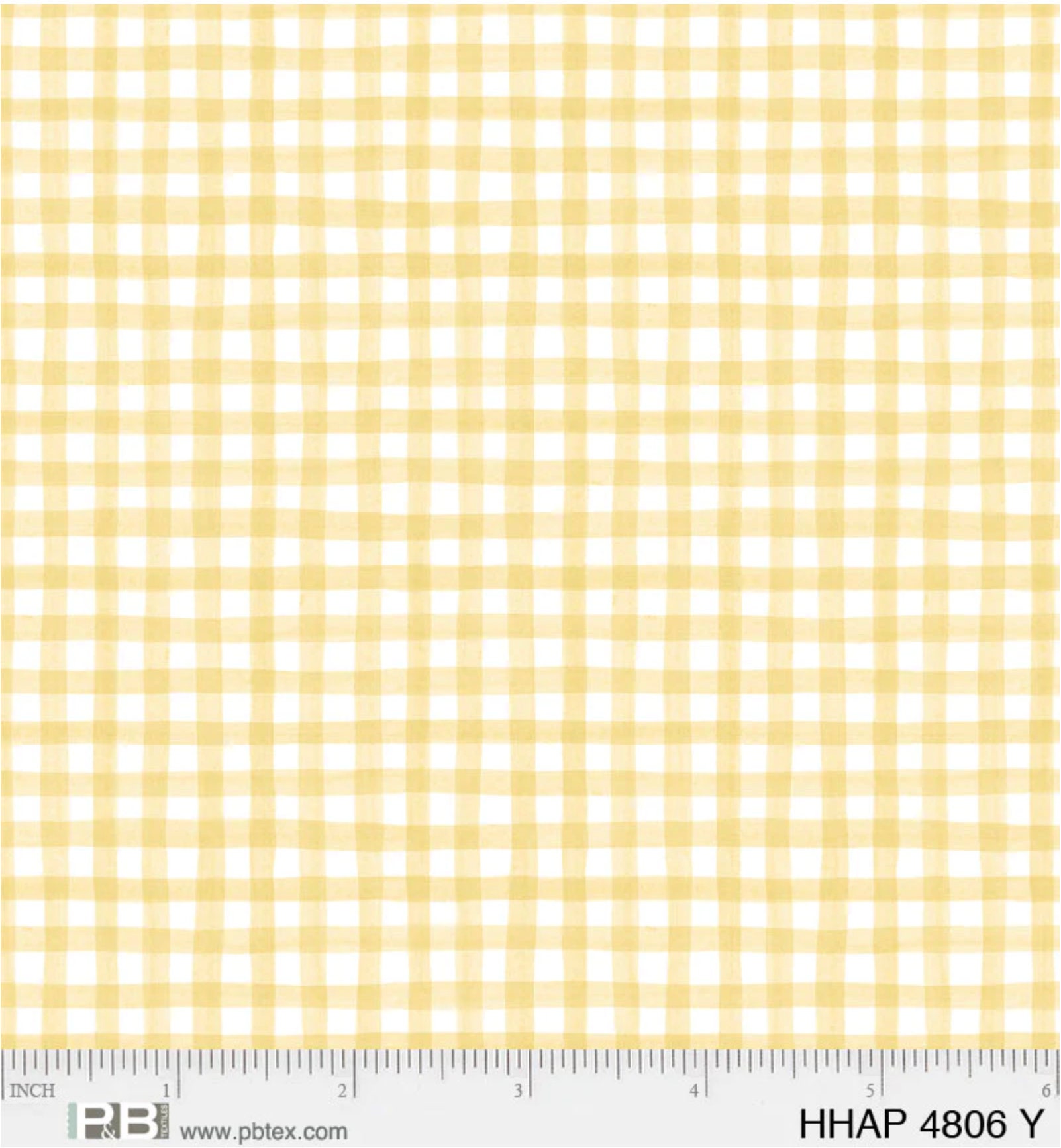 Yellow Gingham & Stars Tissue Paper