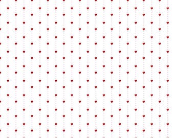 Sew In Love Stripes White, Cotton Fabric, C16904-WHITE