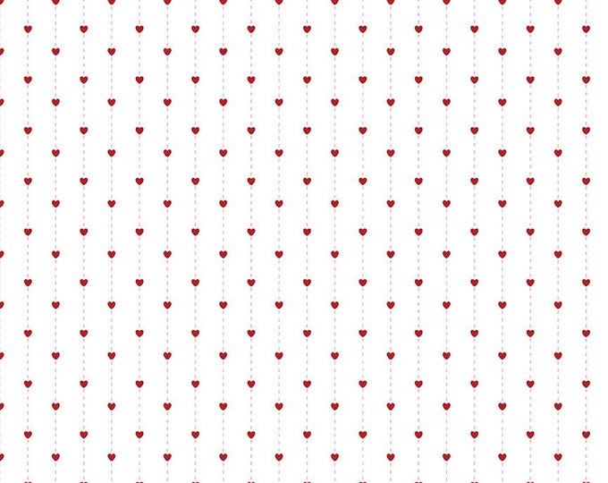 Sew In Love Stripes White, Cotton Fabric, C16904-WHITE