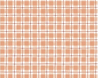 Bountiful - Pumpkin Plaid Orange, 100% Cotton, BOUN 5885 O