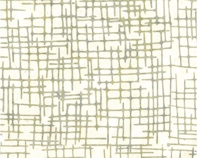 Cream/Stone - Bali Urban Weave Collection by Benartex Studio, 100% Cotton Batik Fabric, 9275-07