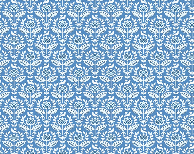 Sunny Skies Style Blue by Jill Finley for Riley Blake Designs, 100% Cotton Fabric, C14633-Blue