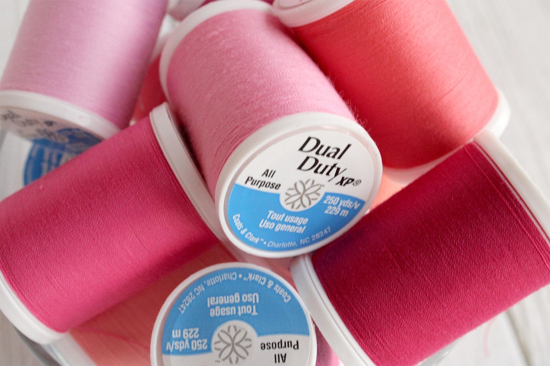 Coats S910 Dual Duty XP All-Purpose Poly Wrapped Poly Core Thread - Tex 30  - 250 yds. - Flamingo (1470)