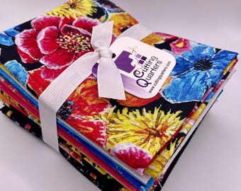 Jona's Garden 13-Piece Fat Quarter Bundle, P&B Textiles, 100% Cotton, JGAR FQ13