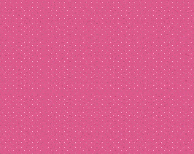 American Jane Pindots Raspberry, 100% Cotton, C840-RASPBERRY