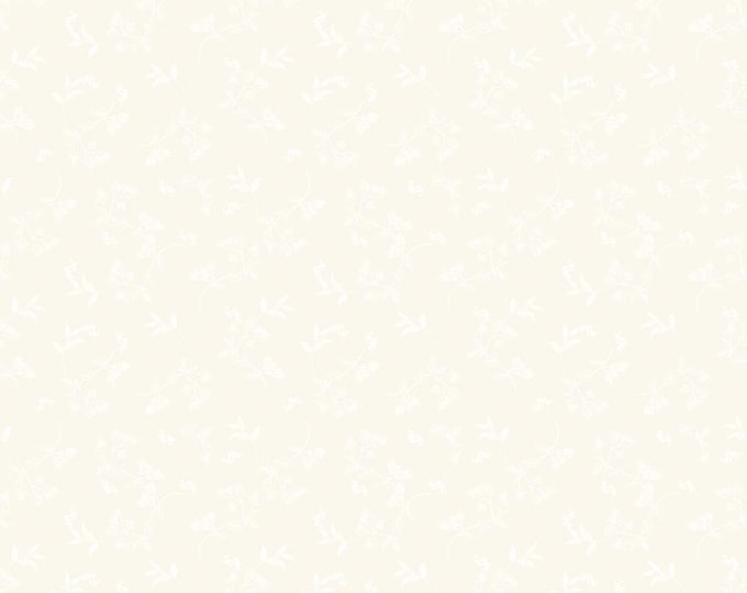 Penelope Stems White by Riley Blake, 100 % Cotton, C16641-WHITE