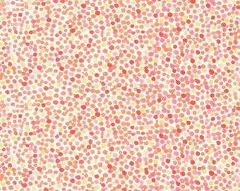 Wild Waters Dots Blender Orange/Yellow, 100% Cotton, WWAT 5487-OY