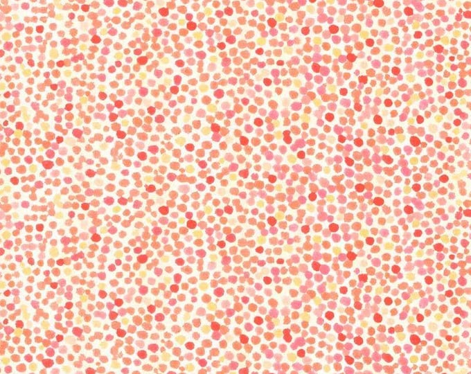 Wild Waters Dots Blender Orange/Yellow, 100% Cotton, WWAT 5487-OY