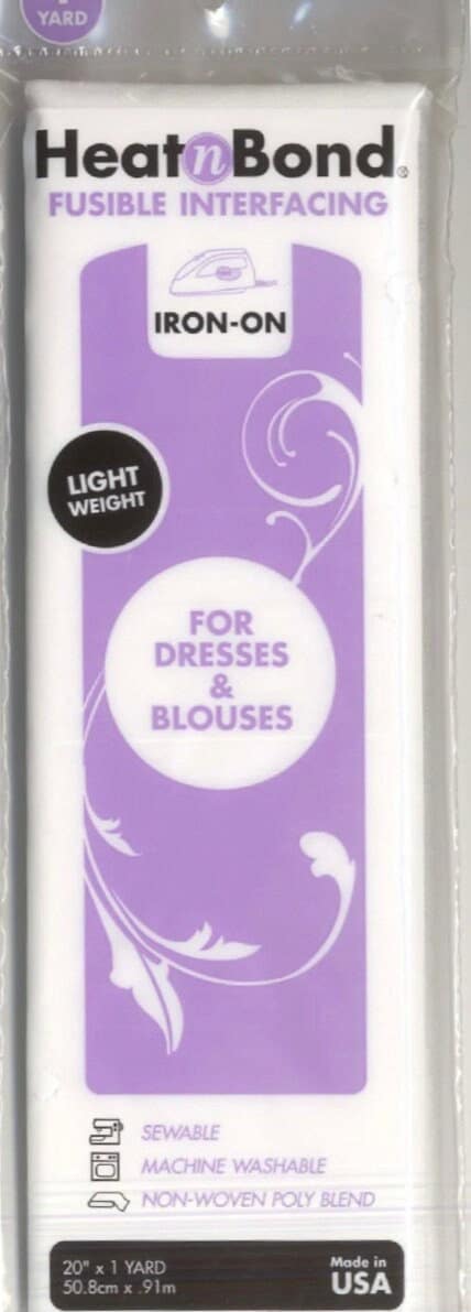 Heat n' Bond Fusible Interfacing Light Weight 20in x 1yd - 3336