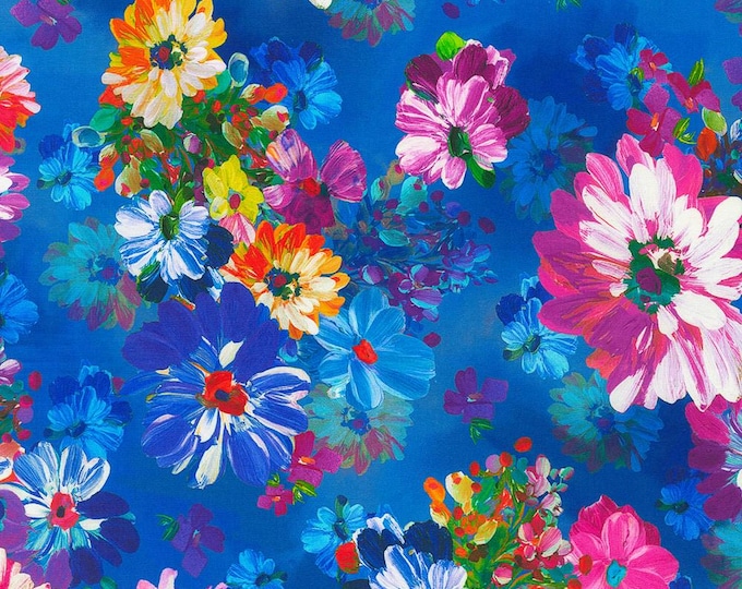 Painterly Petals - Meadow Nature, 100% Cotton, SRKD-22270-268