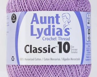 Wood Violet - Aunt Lydia's Crochet Thread Classic 10, 400 yds, Art 154C-495