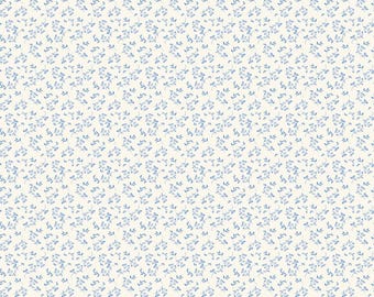 Penelope Mini Stems Cream by Riley Blake, 100 % Cotton, C16646-CREAM