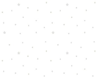 Lights On Rainbow, White-on-White, 100% Cotton, C14481-RAINBOW