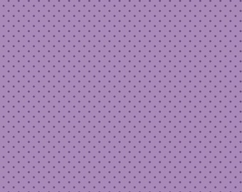 Hydrangeas in the Garden Polka Dots Purple Pearl, 100% Cotton Fabric, CPL16837-PURPLE