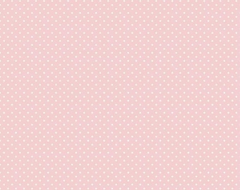 Swiss Dot Baby Pink - Riley Blake Designs, Basic Colors, 100% Cotton Fabric C670-BABY PINK
