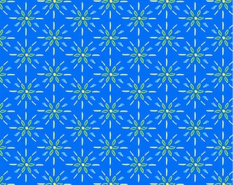 Gabriella Geo Blue, 100% Cotton, GABR-4816-B