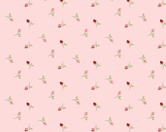 Sew In Love Rosebuds Blush, Cotton Fabric, C16902-BLUSH