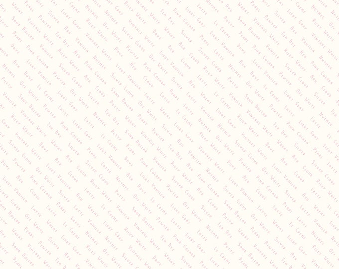 Hush Hush - Color List by Christopher Thompson for Riley Blake Designs, 100% Cotton Fabric, Low-Volume Collection, C11176