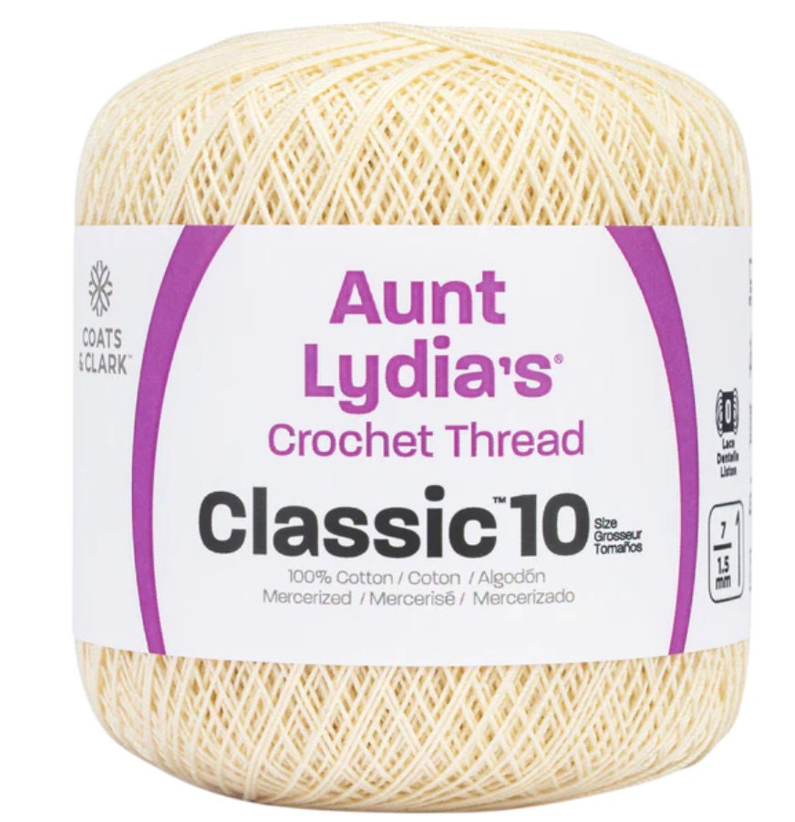 NAVY 3 pack! Aunt Lydia's Classic 10 Crochet Thread. 350yds. Item #154-0486