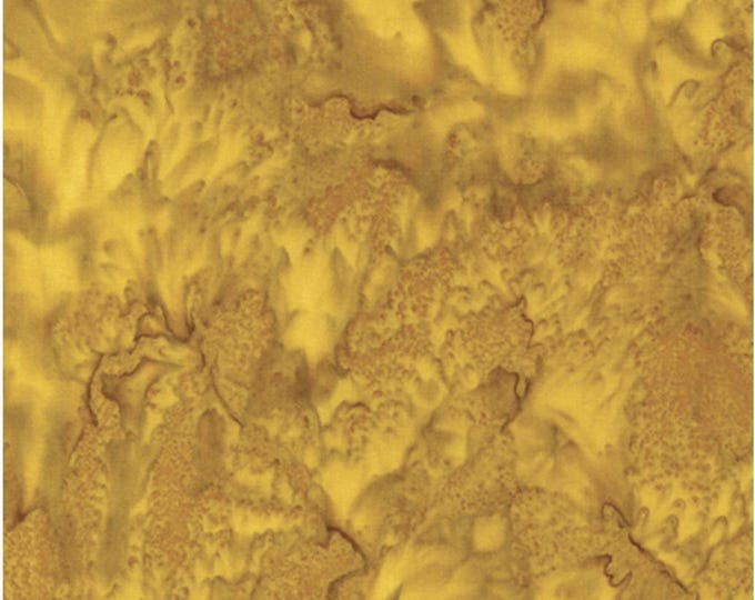 Marbleized Gold - Bali Palettes Harvest Collection by Benartex Studio, 100% Cotton Batik Fabric, 9209-33