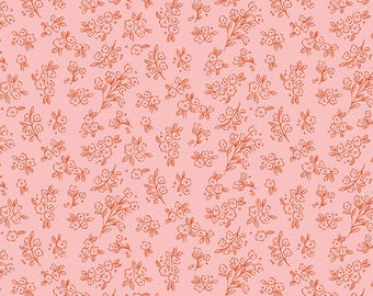 Floral Charms Posies Pink by Kelsey Carlson for Riley Blake Designs, 100% Cotton Fabric,  C15763-PINK