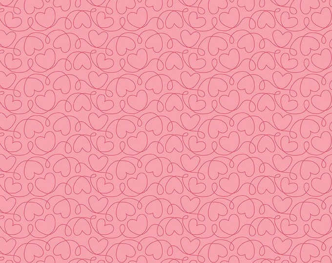 Sew In Love Tonal Rose, Cotton Fabric, C16903-ROSE