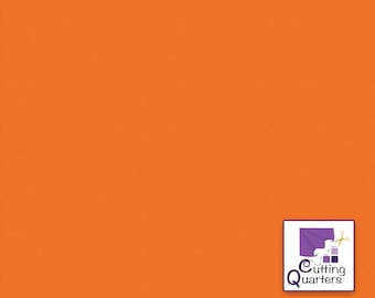 Riley Orange, Confetti Cottons - Riley Blake Designs, Solid, Basic Colors, Orange, 100% Cotton Fabric C120-Riley Orange