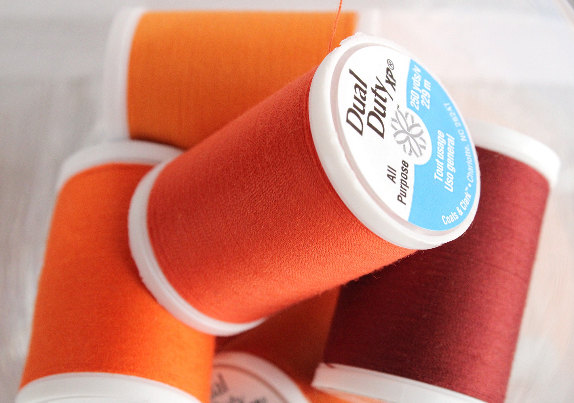 Coats S910 Dual Duty XP All-Purpose Poly Wrapped Poly Core Thread - Tex 30  - 250 yds. - Flamingo (1470)