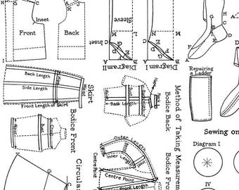 Sew Journal Needlecraft White, 100% Cotton, C13896-WHITE