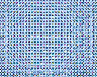 Zest -Merriment Ice by Modern Quilt Studio for Benartex Designer Fabrics, 100% Cotton Fabric, 13570-05