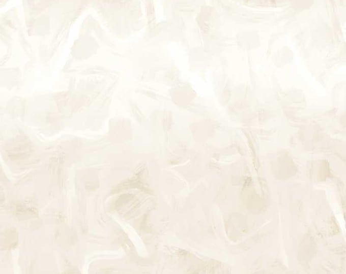Spring In The Northwoods Painted Texture Blender Ecru by Jamie Kalvestran for P&B Textiles, 100% Premium Cotton Fabric, SINW 5421 E