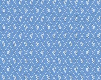 Penelope Diamonds Blue by Riley Blake, 100 % Cotton, C16642-BLUE