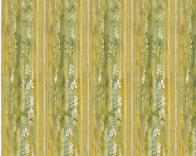 Spring In The Northwoods Marsh Stripe by Jamie Kalvestran for P&B Textiles, 100% Premium Cotton Fabric, SINW 5415 M