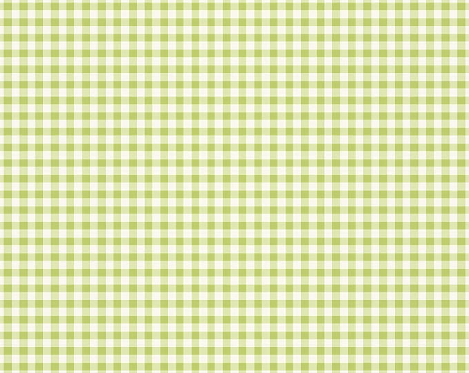 Picnic Florals - Gingham Green by My Mind's Eye for Riley Blake Designs, 100% Cotton Fabric, C14614-Green