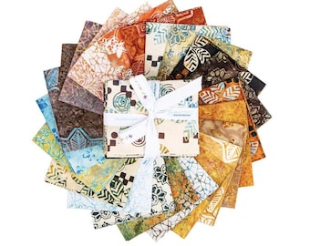 Expressions Batiks Kalinda  23-Piece Fat Quarter Bundle, FQ-23487-23