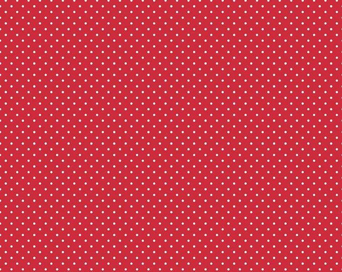 Swiss Dot Red - Riley Blake Designs, Basic Colors, 100% Cotton Fabric C670-80 RED