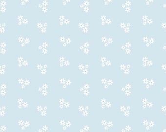 Firework Fields Floral Light Blue, 100% Cotton Fabric, C17587-LTBLUE