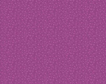 Floret Orchid by Geri Robinson of Planted Seed Designs for Riley Blake Designs, 100% Fine Cotton, Tone-on-Tone Basics, C675-Orchid