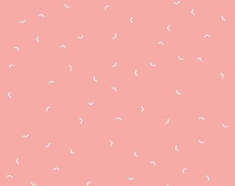 Between The Pages Open Book Coral, 100% Cotton, C15375-CORAL