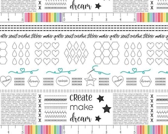 Make Main White, 100% Cotton, C13420-WHITE