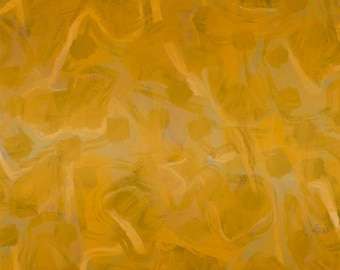 Spring In The Northwoods Painted Texture Blender Gold by Jamie Kalvestran for P&B Textiles, 100% Premium Cotton Fabric, SINW 5421 l