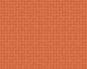 Happy at Home Plaid Salmon by Tara Reed for Riley Blake Designs, 100% Fine Cotton, C13705-Salmon
