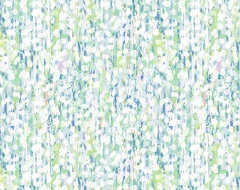 Solace - Light Blue Dots by Flora Bowley for P&B Textiles,  100% Premium Cotton Fabric, SOLA-4921-LB