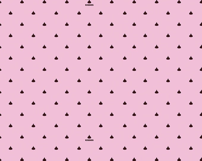 Celebrate with Hershey Valentine's Day Kisses Dots Pink by Riley Blake Designs, 100% Fine Cotton Fabric,  C12806-PINK