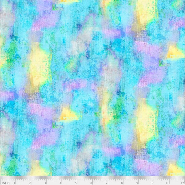 Songbird Serenade - Texture Blue by Robin Mead for P&B Textiles, 100% Premium Cotton Fabric, SSER-4698-B