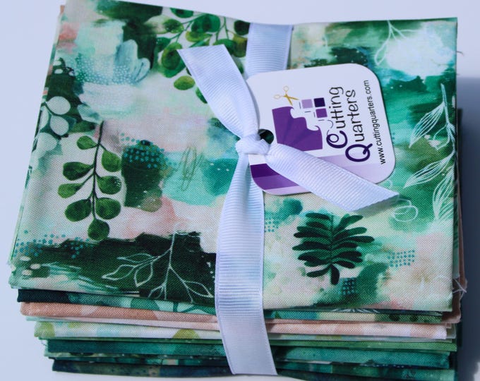 Nature Story 12-Piece Fat Quarter Bundle, P&B Textiles, 100% Cotton, NSTO-FQ-12