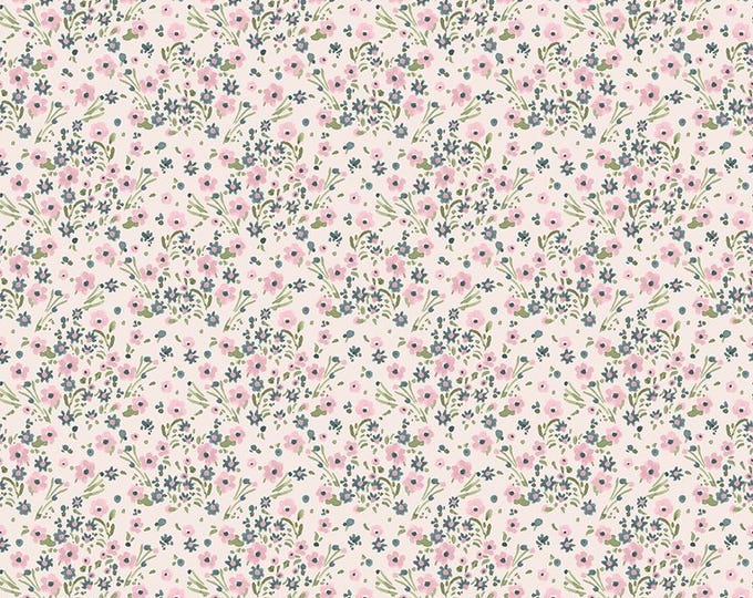 Sketchbook Blossoms Cream by Lisa Audit for Riley Blake Designs, 100% Cotton, C17524-Cream