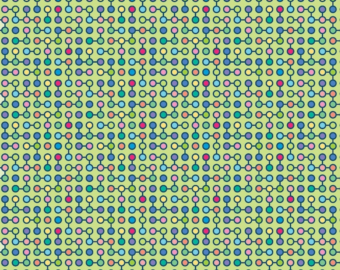 Zest -Merriment Celadon by Modern Quilt Studio for Benartex Designer Fabrics, 100% Cotton Fabric, 13570-43